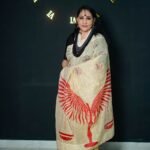 Red Wings of Justice Saree
