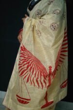 Red Wings of Justice Saree - Image 2