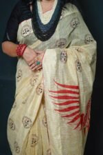 Red Wings of Justice Saree - Image 4